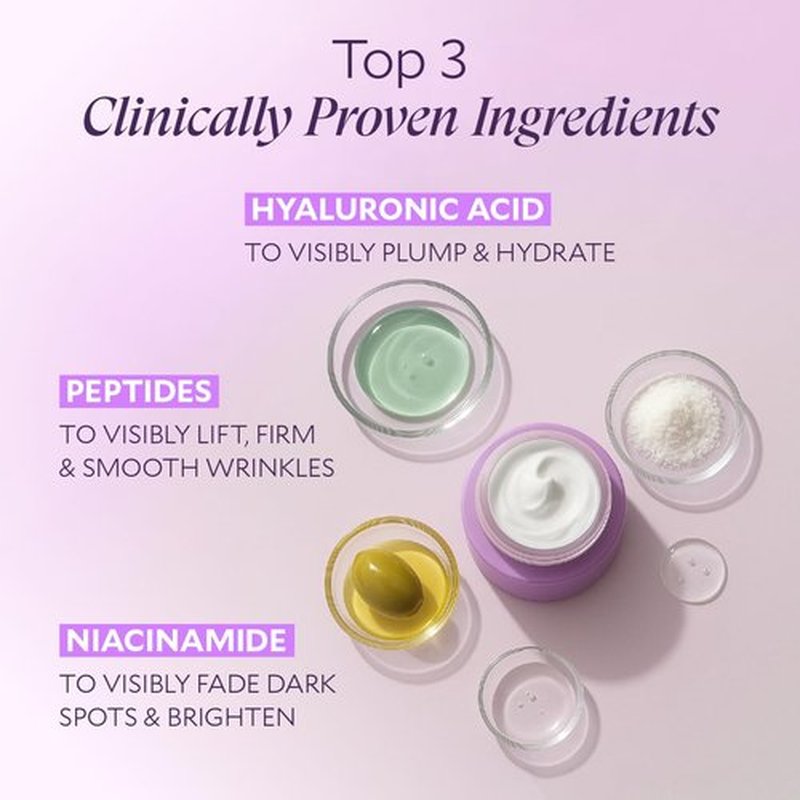 FIÈRA MoistureWiser Anti-Aging Face Moisturizer – Hydrating Cream with Peptides for Mature Skin – 1.69 fl oz