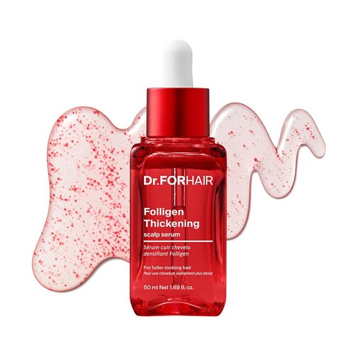 Dr.FORHAIR Folligen Thickening Scalp Serum 1.7 oz - Biotin Peptide Treatment for Thicker, Fuller Hair | Korean Haircare