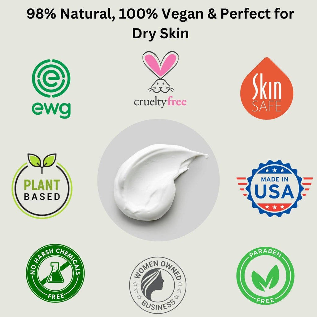 RaGaNaturals Natural Mango Shea Butter Lotion - Tropical Lotion with Vitamin E, B5, Argan & Avocado Oil - Refreshing, Hydrating & Nourishing Moisturizer - Vegan, Cruelty-Free & Paraben Free - 8 Oz
