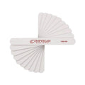 Empyrean Premium Nail Files | Made in USA | Coarse 100/180 Medium | Disinfectable Washable Reuseable | White Cushion File