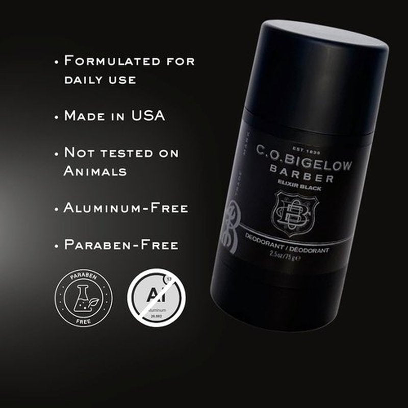 C.O. Bigelow Musk & Vanilla Scented Deodorant - Aluminum-Free Gel Stick, 2.5oz Non-Toxic Formula