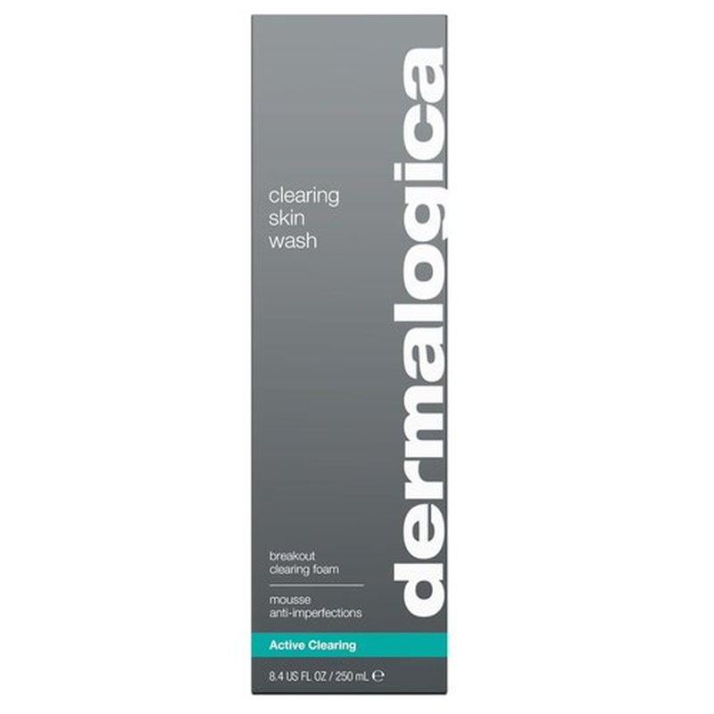 Dermalogica Clearing Skin Wash - Anti-Aging Acne Face Cleanser with Salicylic Acid & Tea Tree Oil