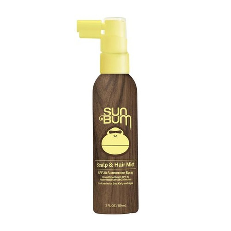 Sun Bum Original SPF 30 Sunscreen Spray - Vegan Hair & Scalp Mist with Vitamin E | 2 oz, Hawaii Compliant