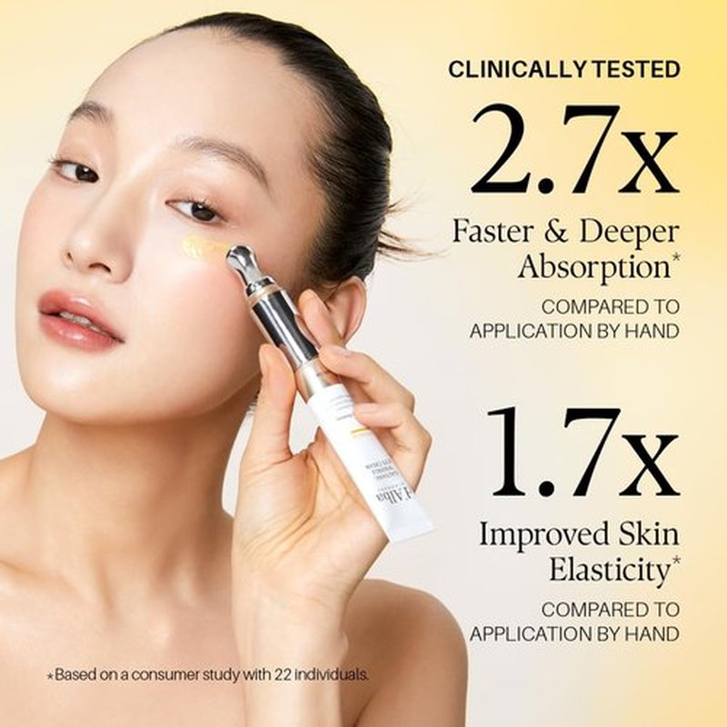 d'alba Piedmont Vita Toning Galvanic Eye Cream - Hydrating & Firming with White Truffle, Collagen & Vitamin C | 0.51 fl oz