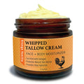 Pollo Gold Whipped Chicken Tallow Cream – Collagen-Rich Organic Face & Body Moisturizer with Olive & Essential Oils | Handmade in USA | For All Skin Types – 2 oz (Lavender Vanilla)