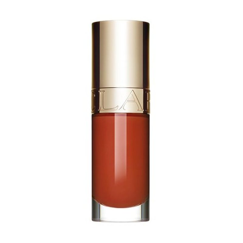 Clarins Lip Comfort Oil - Hydrating & Nourishing Lip Oil | Sheer High Shine Finish | 93% Natural Ingredients | 0.2 Ounces