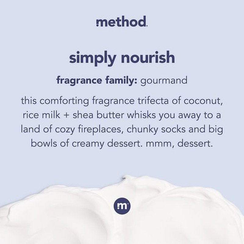 Method Daily Lotion, Simply Nourish, Moisturizer for 24 Hours of Hydration, 13.5 fl oz (Pack of 1)