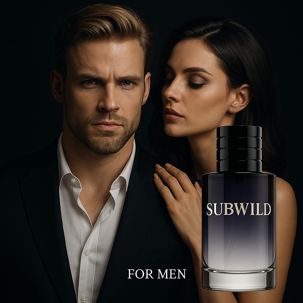 Men's Cologne, Natural Spray, 100mL, 3.4 FL OZ, Vanilla, Lavender, Sandalwood notes, Luxurious Perfume for Men
