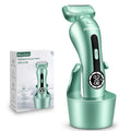 Akunbem Electric Razor for Women Electric Shaver for Legs Bikini Trimmer for Women Underarm Public Hairs Rechargeable Womens Shaver with Detachable Head Wet Dry Use Painless Cordless