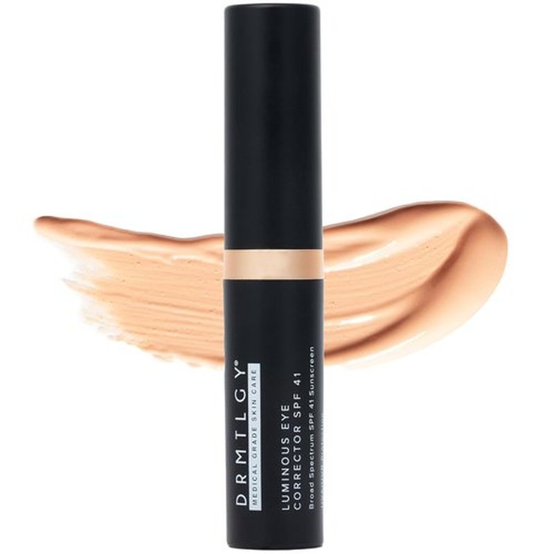 DRMTLGY Luminous Eye Corrector SPF 41 - Hydrating Tinted Cream for Dark Circles - Medium, 0.25 fl oz / 7 mL