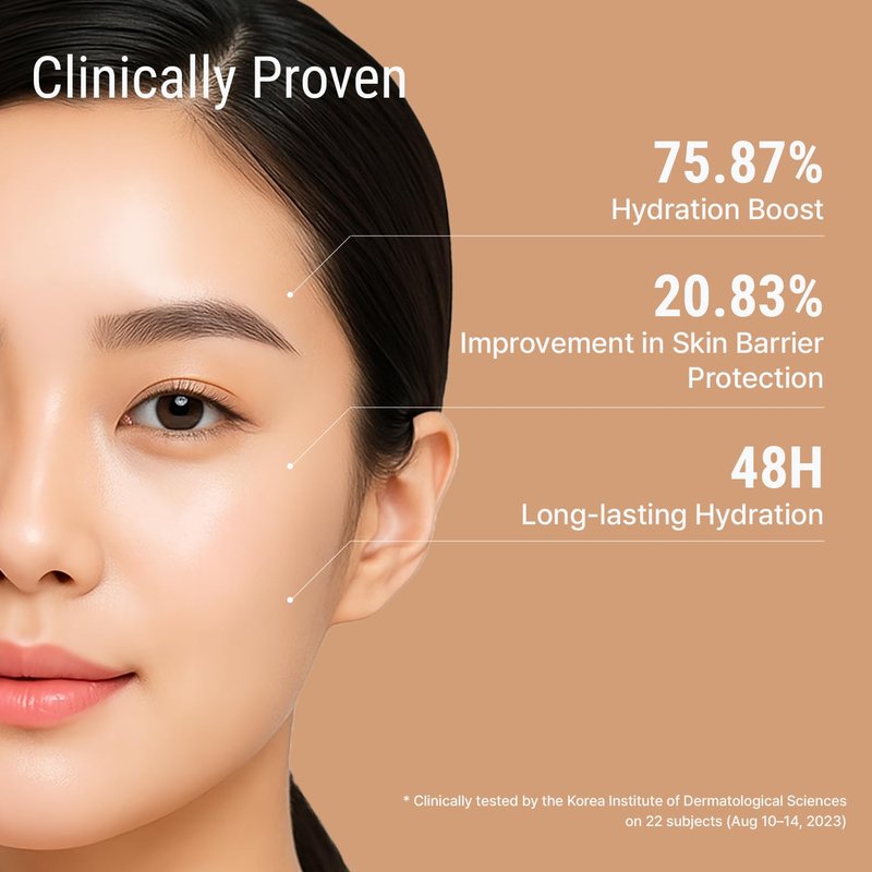 varuza Ultra Moisturizing Derma Facial Cream with 17 Amino Acids Vegan Nano Liposome Cream Low Molecular Weight Hyaluronic Acid Oil Free (Ultra Moisturizing Derma Cream x 2EA)
