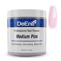 DeEnti Acrylic Nail Powder - 4oz Medium Pink | Professional Bubble-Free Formula for Long-Lasting Nail Extensions
