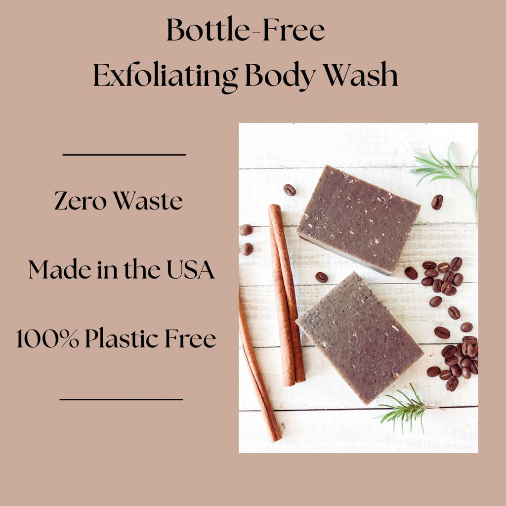 Aspen Kay Naturals Coffee & Oatmeal Exfoliating Soap, Natural and Organic Coffee Scrub. With Organic Shea Butter & Pure Essential Oils. A Wonderful Oatmeal Soap, For Men & Women. (3 pack)