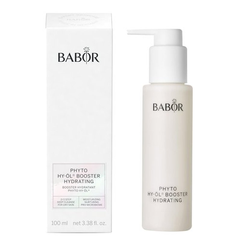 BABOR Phyto HY-OL Booster Facial Cleanser – Hydrating, Reactivating, Calming & Balancing Formulas for Dry, Sensitive & Oily Skin, 100ml