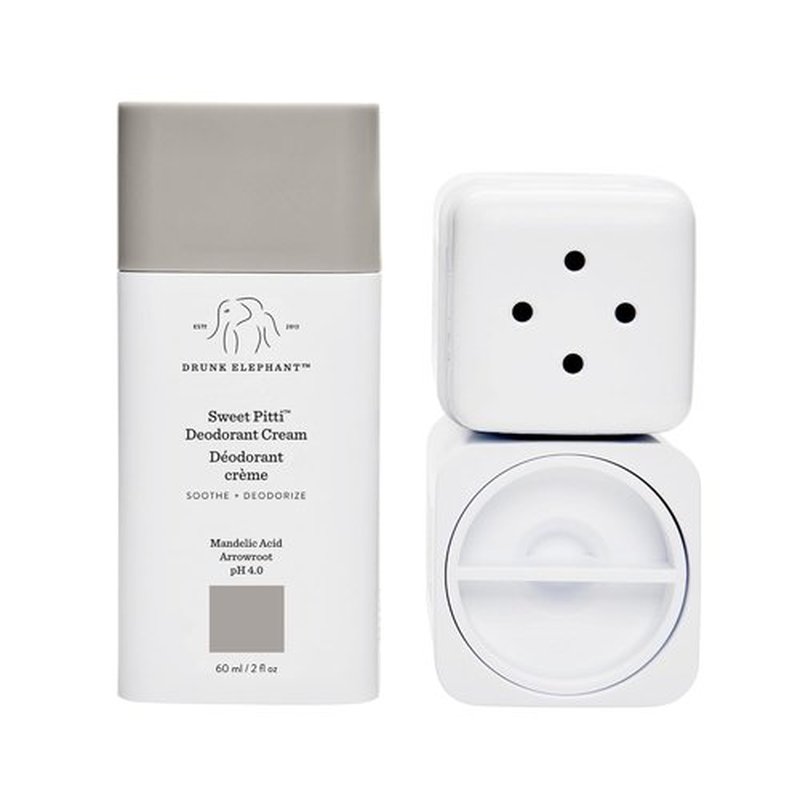 Drunk Elephant Sweet Pitti Deodorant Cream - Aluminum-Free, Clean Skincare - 60 ml/2 fl oz - Cruelty-Free