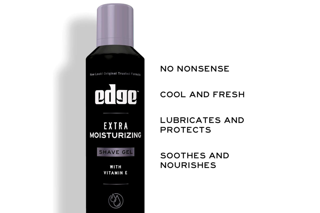 edge Extra Moisturizing with Vitamin E Shave Gel 7 oz (Pack of 6)