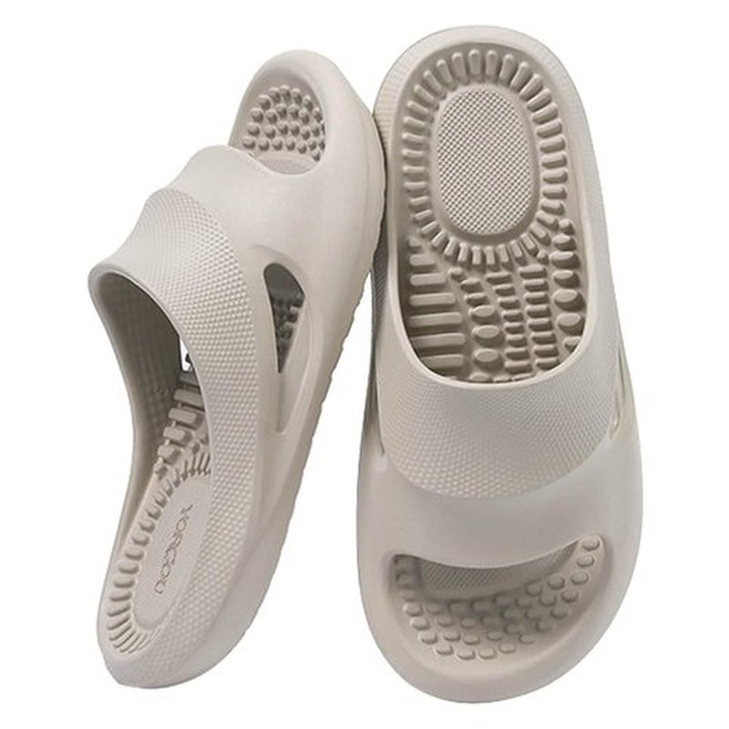HMWEB Massage Slippers Women Men Sandals Open Toe Shower Shoes Summer House Slippers for Bath Plantar Fasciitis Slides Ladies Girls Gym Non Slip Indoor