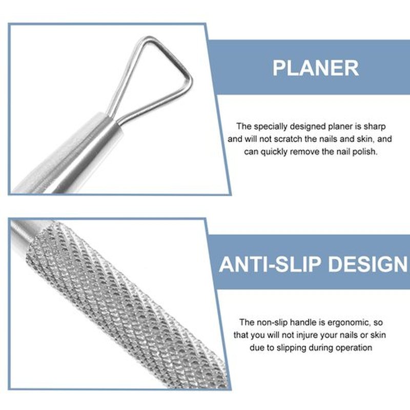 Beavorty 4 Pcs Cuticle Pusher Tool triangle cuticle peeler scraper nail cuticle remover cuticle cutter tool nail gel remover pusher Nail Remover Tool nail art push hands nail polish