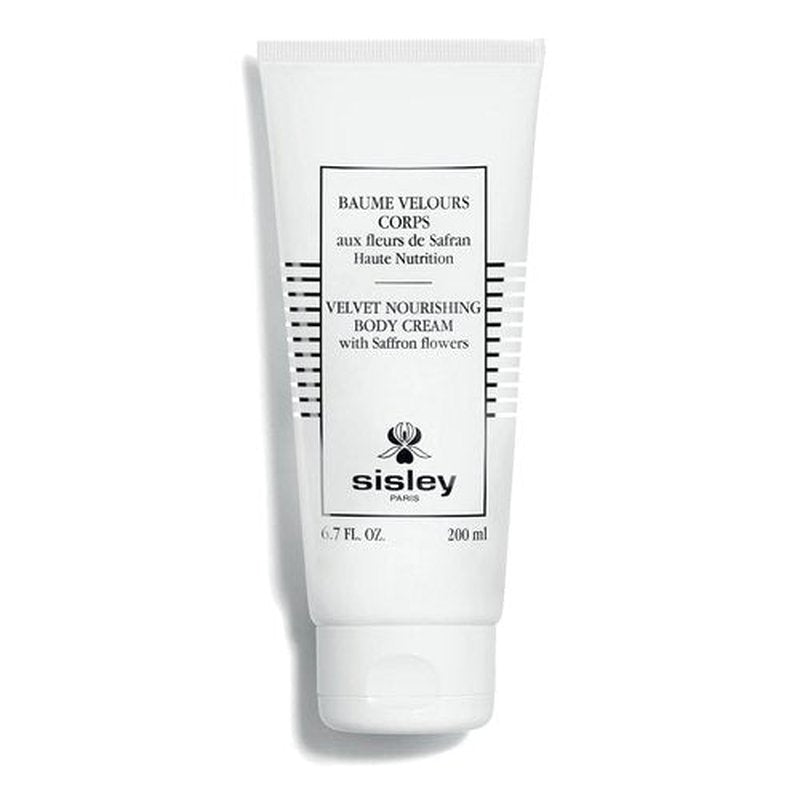 Sisley Paris Velvet Nourishing Body Cream - Non-Greasy Moisturizer for Very Dry Skin - 200 mL | Saffron & Honey Blossom Scent