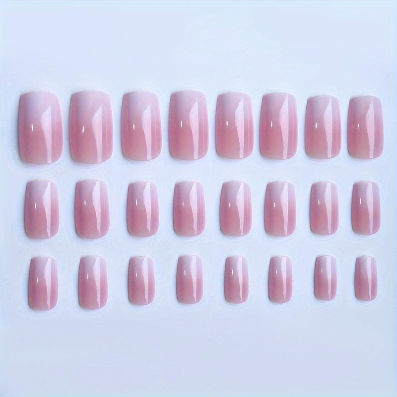 ZNCRSISTY Press on Nails Short - 2 Set Fake Nails with 30pcs Summer Press on Nail Almond and 24pcs Pure False Nails, Acrylic Nails with 3D Flower Designs, False Nail for Women Girls Kids