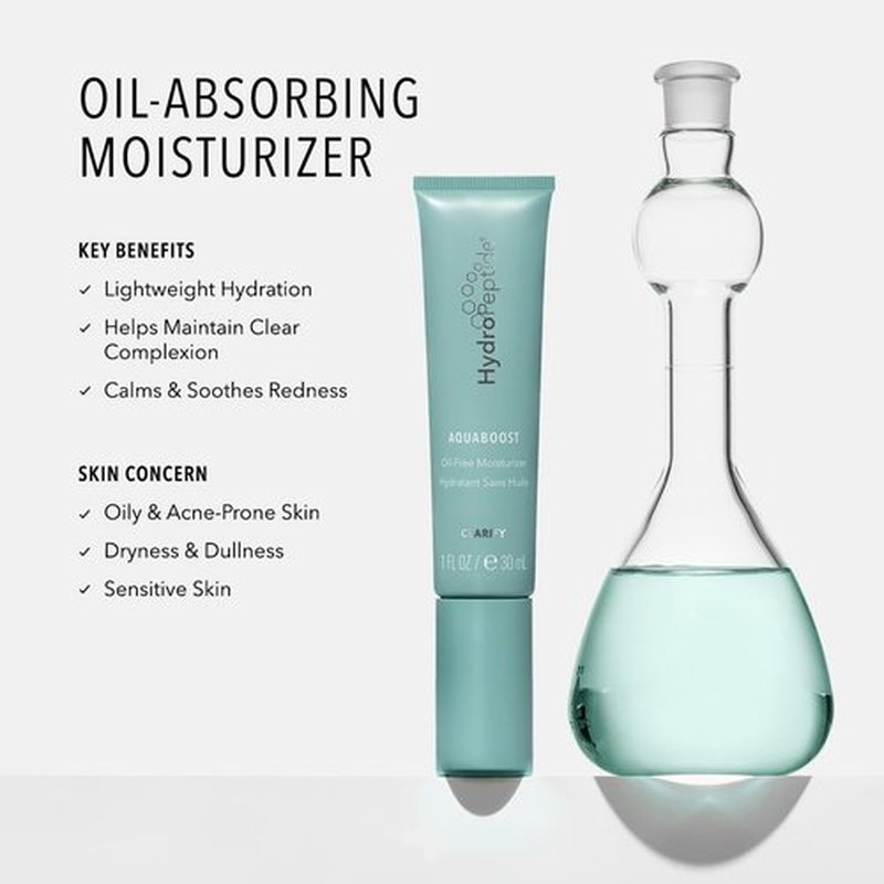 HydroPeptide AquaBoost Moisturizer - Oil-Free Anti-Wrinkle Formula | 1 Ounce