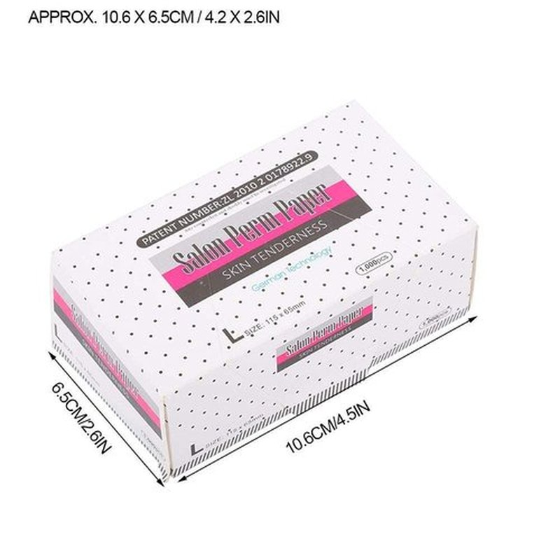 Skiennix Permanent Hair Perming Kit - Breathable Solution with Mesh Papers for At-Home Styling