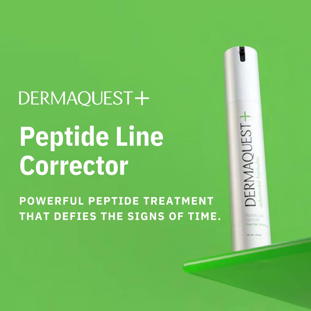 DermaQuest+ NEW Peptide Line Corrector Face Serum (1oz)