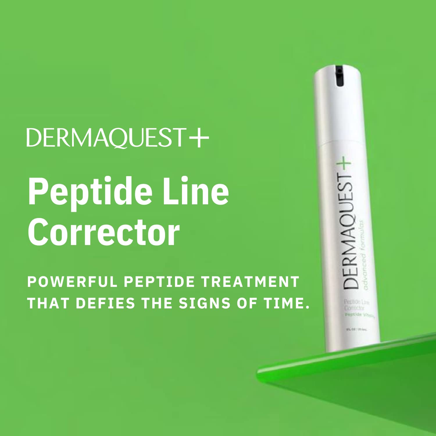 DermaQuest+ NEW Peptide Line Corrector Face Serum (1oz)
