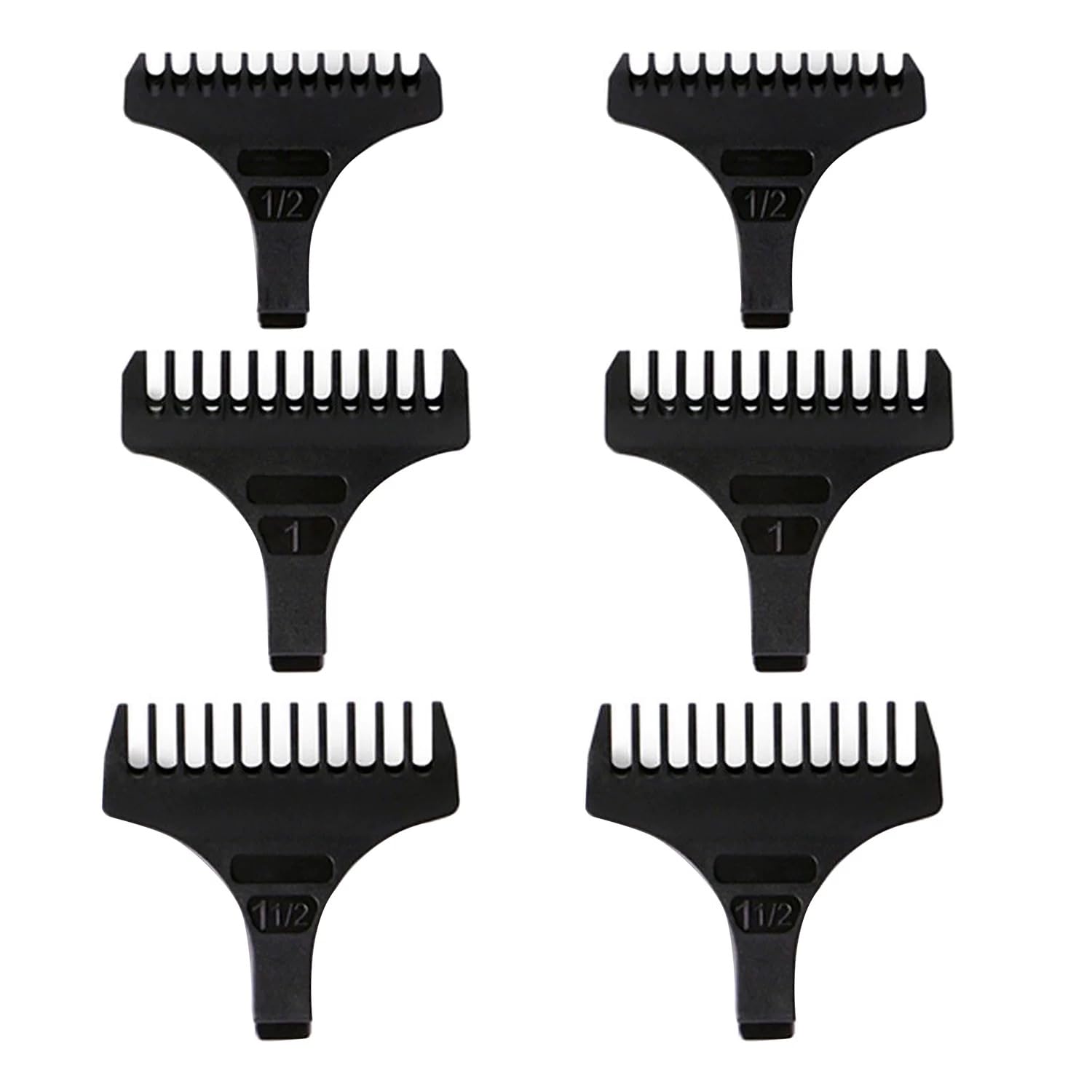 (6 Pack) T-Shape Trimmer Guides For Wahl T Blade Guides #3792, for the 5 Star Detailer #2215 T Wide Blade