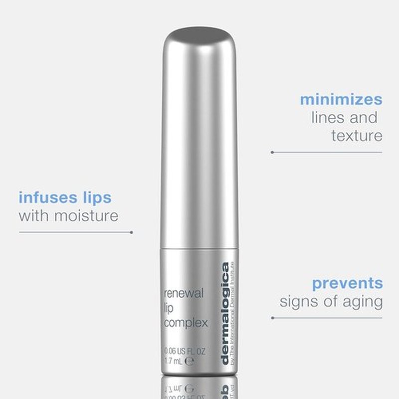 Dermalogica Renewal Lip Complex - Anti-Aging Lip Balm Moisturizer for Dry Lips | 0.06 Fl Oz