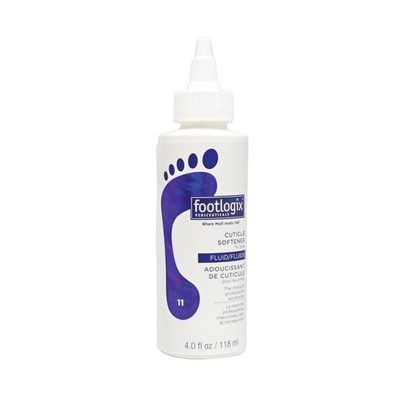 Footlogix Cuticle Softener Fluid - Professional Formula for Healthy Nails | 4 Fl. Oz.