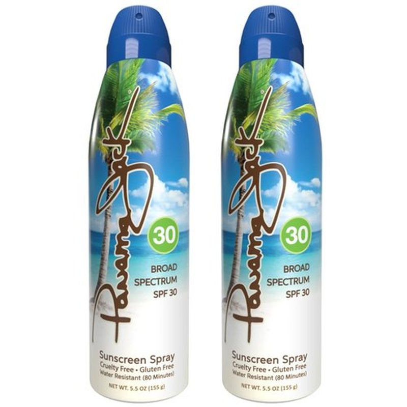 Continuous Spray Sunscreen - SPF 30, Broad Spectrum UVA/UVB Protection, PABA, Paraben, Gluten & Cruelty Free, Water Resistant (80 Minutes), 5.5 OZ