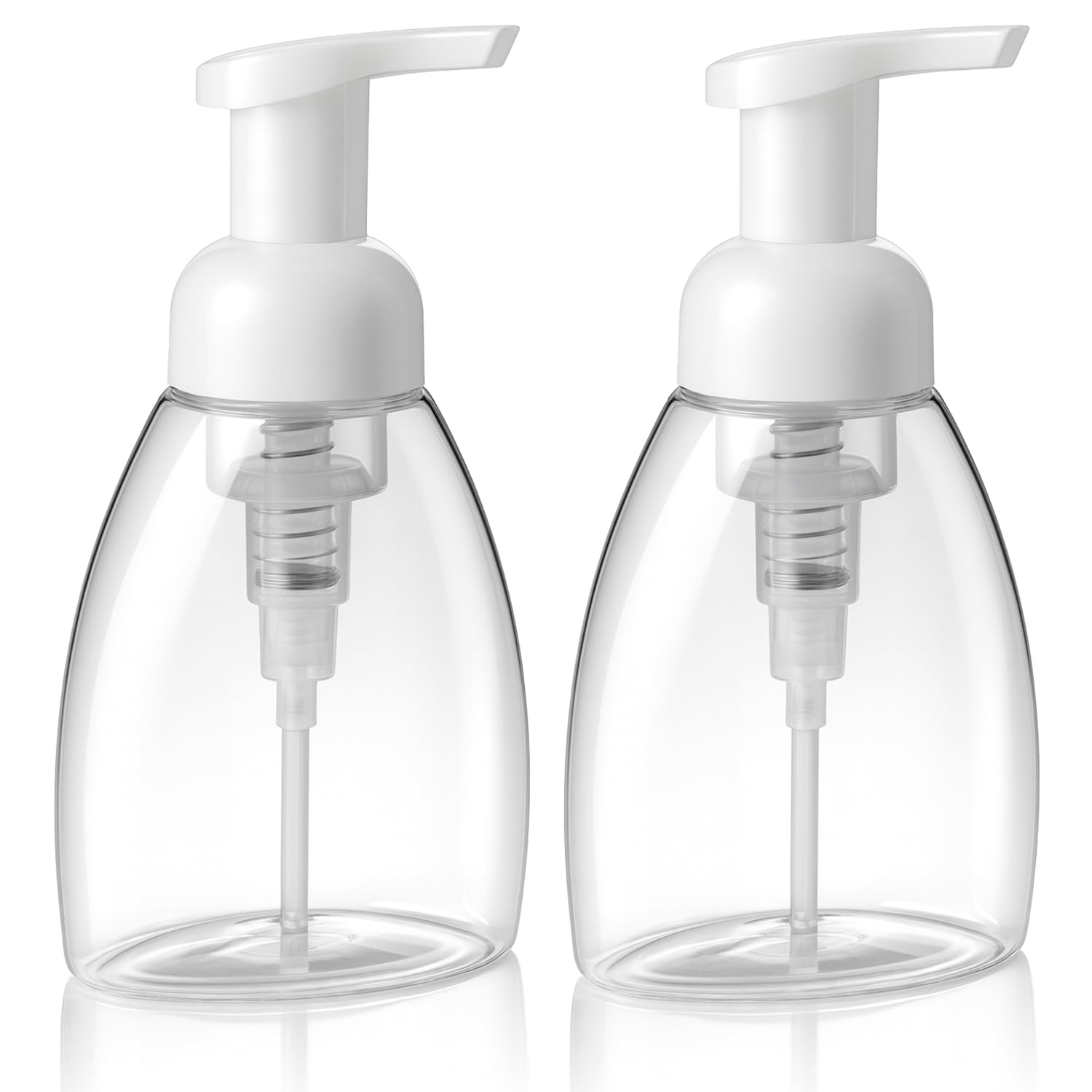 Bar5F Foaming Soap Dispenser Pump Bottle for Dr. Bronner's Castile Liquid Soap 8.5-Ounce Pack of 2