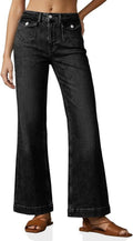 Cicy Bell Wide Leg Jeans - Casual High Waisted Denim Pants with Pockets | Summer Baggy Style