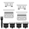 Andis T Outliner Blades - 2 Pack Silver Steel Replacement Blades for GTX Trimmer #04710 & #04521