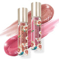 Catkin Lip Plumper Gloss - Tinted Lip Serum with Hyaluronic Acid & Jojoba Oil | Non-Sticky Hydrating Formula, 0.12 Fl Oz (2pcs)