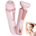 XYOUWEI 2 in 1 Bikini Trimmer for Women, IPX7 Waterproof Wet/Dry Use Women Electric Shaver, Rechargeable Cordless Electric Razors for Pubic Hair Bikini Legs Arm Underarm Face