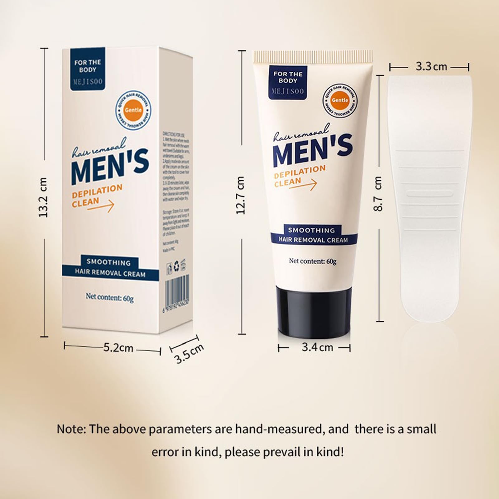 Hair Removal Cream for Men,Intimate/Private Body Depilatory Cream for Bikini,Pubic, Body,Legs, and Underarms,Long-Lasting,Smooth & Painless Hair Remover for All Skin Types