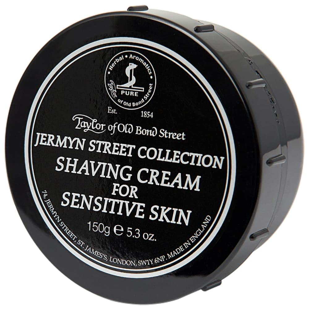 Taylor of Old Bond Street Luxury Shaving Cream Trio – Sandalwood, Jermyn Street, & Almond (3 x 150g Bowls)