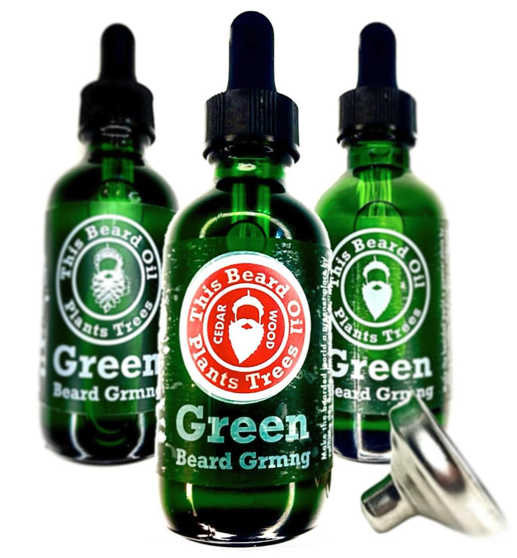 Cedarwood Beard Oil for Men – Natural Men’s Beard Oil with Hempseed, Jojoba, Meadowfoam & Coconut Oils – Beard Softener, Strengthens and Moisturizes – Beard Conditioner for Men (Cedarwood, 1 Pack)