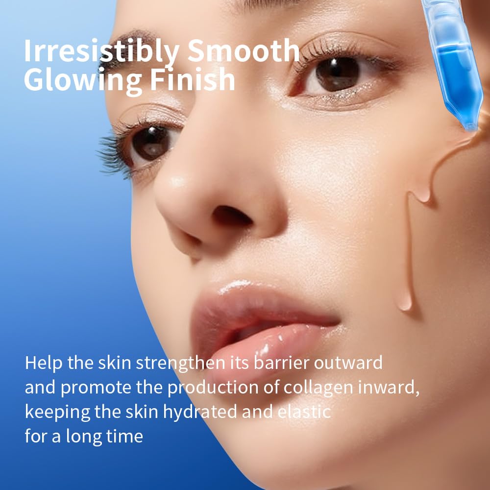 Hyaluronic Acid Serum - Anti-Aging Face Serum Reyouth & Blue Copper Peptide Hyaluronic Acid - Moisturizing, Soothing & Firming for 25+ Fragile Skin