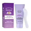 Body Hair Removal Cream 3.38 fl oz, Plant Based Depilatory Cream for Women & Men with Shea Butter and Bisabolol, Gentle Hair Removal for Arms Underarms and Legs