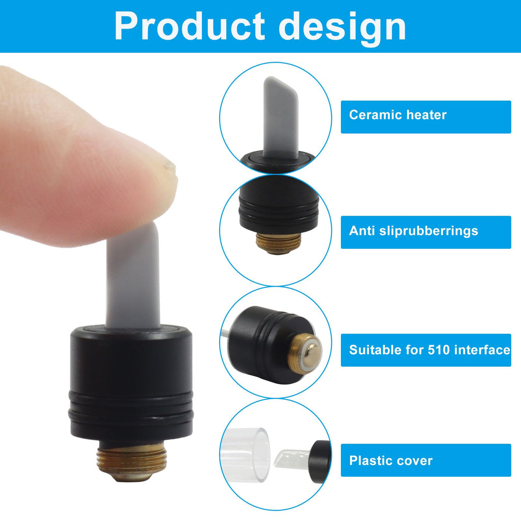 Seimneire Black Ceramic Heating Head Tip