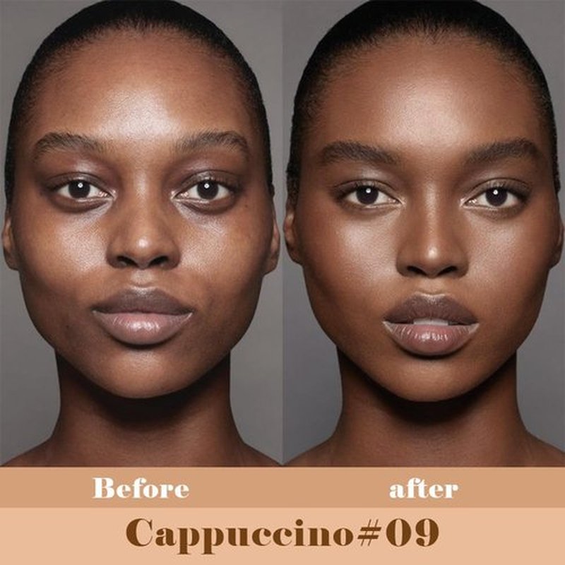 Skiennix Liquid Concealer - Full Coverage Under Eye Brightener for Dark Circles | Vegan, Waterproof, 09 Cappuccino