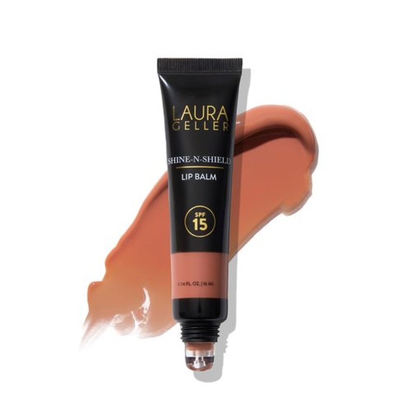 LAURA GELLER NEW YORK Shine-n-Shield Lip Balm SPF 15, Golden Hour - Nourishes, Hydrates & Protects Lips
