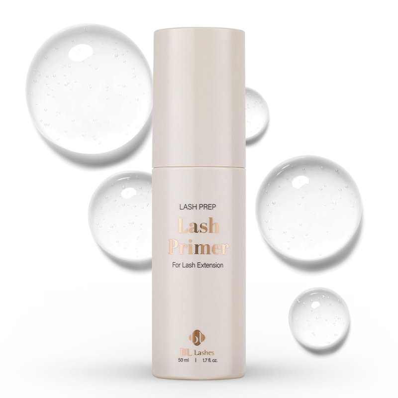 BL Lashes Primer for Lash Extensions - Oil-Free Formula for Strong Bonding & Quick Application (50ml)