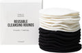 Public Goods Reusable Bamboo Cleansing Rounds - 14 Makeup Remover Pads with Cotton Mesh Bag | Eco-Friendly, Gentle & Machine Washable Skincare Essential