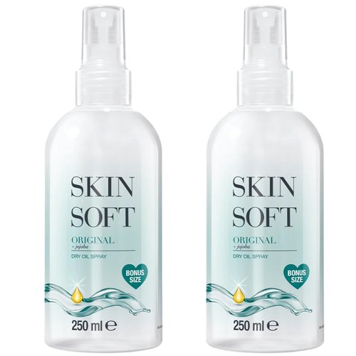 Skin Soft Original Jojoba Dry Oil Spray - 8.45 Fl.oz, Body Oil After Shower, Pack of 2 (16.9 Fl.oz)