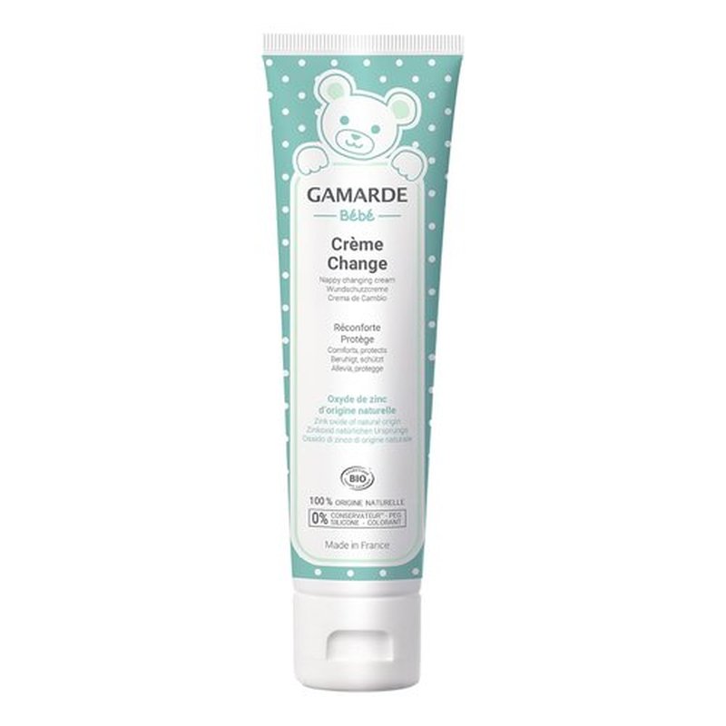 Gamarde Baby Change Cream - Diaper Rash Relief for Sensitive Skin - Soothes Redness & Protects - 3.52 oz