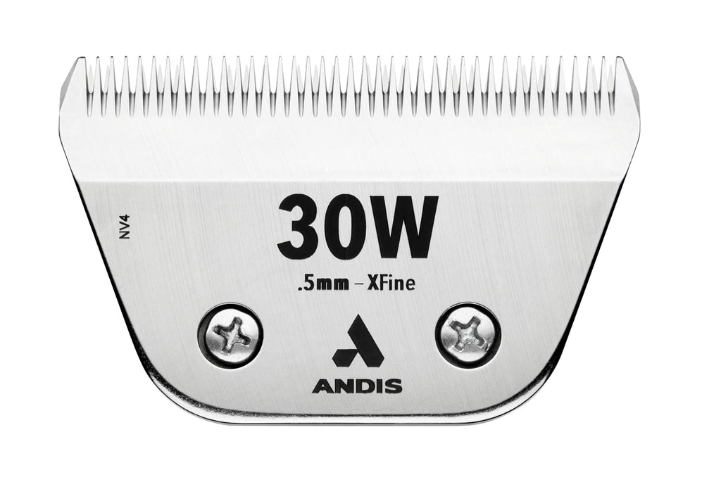 Andis 561462 ceramicEDGE Wide Blade, #30W XFine Cut, Stainless Steel